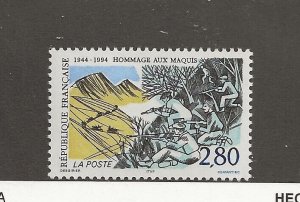 FRANCE Sc 2417 NH issue of 1994 - HISTORICAL EVENTS