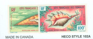 Somali Coast #C28-29 Mint (NH) Single (Complete Set)