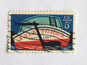 US – 1967 – Single “Boat” Stamp – SC# 1325 – Used