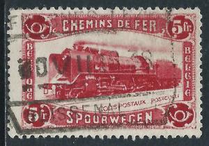 Belgium, Sc #Q183, 5fr Used