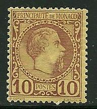 Monaco # 4, Mint Hinge Remain