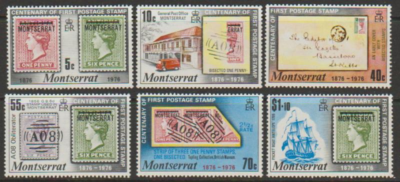Montserrat SG 356 - 361  Mint  Hinge set of 6  - Stamps