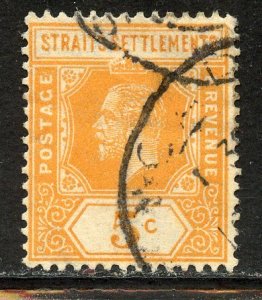 Straits settlements # 186, Used.