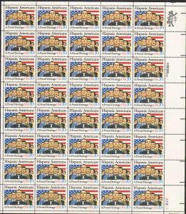 US #2103 Mint Sheet Hispanic American 