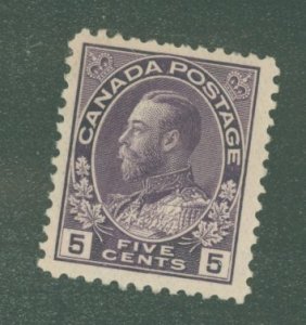 Canada #112a  Single