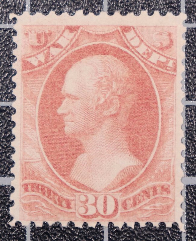 Scott O92 - 30 Cents War Official - OG MH - Nice Stamp - SCV - $130.00