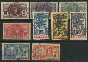 55010 - FRENCH COLONIES: DAHOMEY - STAMPS: YVERT 18/32 Used - VERY FINE!!-