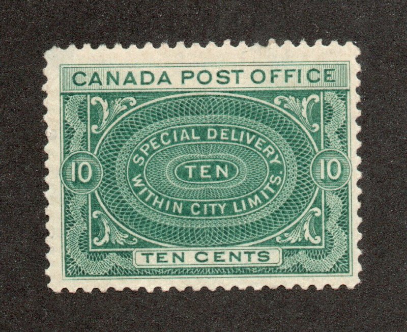 Canada - Unitrade# E1 MH ( cnr perf thin)       /       Lot 0824164