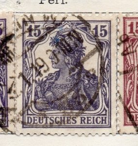 Germany 1918 Early Issue Fine Used 15pf. 131361