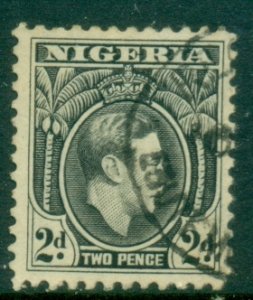 Nigeria 1938-51 KGVI Portrait 2d black FU