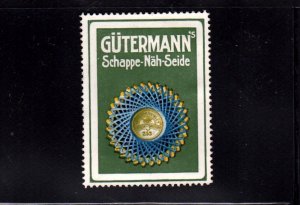 German Advertising Stamp - Gütermann Schappe Sewing Silk