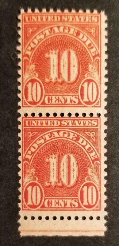 US Scott J84 Postage Due Stamp Pair MNH OG Mint G220