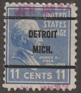 Usa, stamp, scott#816, used, hinged,  11 cents, Polk