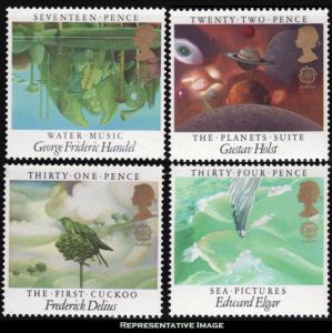 Great Britain Scott 1103-1106 Mint never hinged.