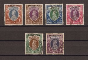 PAKISTAN 1947 SG 14/19 USED Cat £295