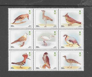 BIRDS - SAUDI ARABIA #1170 MNH