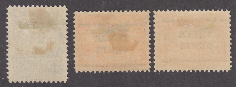 Newfoundland #127, 129, 130 Mint