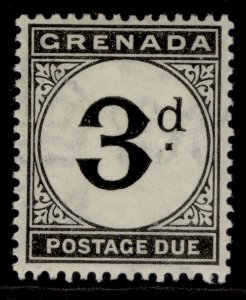 GRENADA GV SG D14, 3d black, LH MINT.