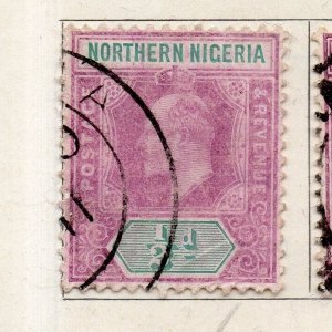 Northern Nigeria 1905 Early Issue Fine Used 1/2d. NW-270325