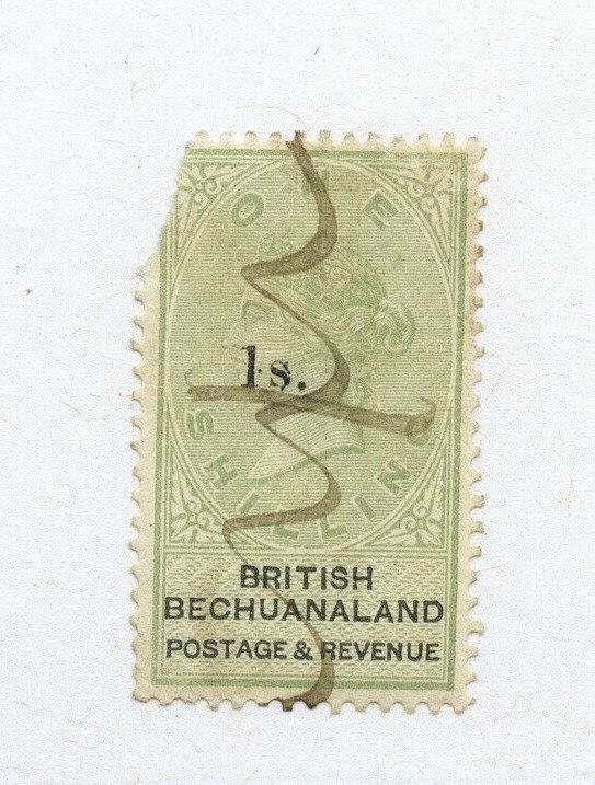 ?#28 BRITISH BECHUANALAND, 1Shilling filler,  see scan Cat $100 Stamp