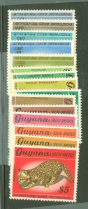 Guyana #39-53 Unused Single (Complete Set) (Wildlife)