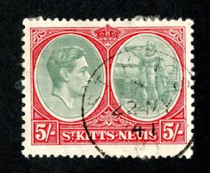 1941 St Kitts Sc#88 used ( 1387 BCX2 )