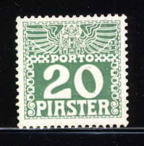 Austria Turkey 1908  Scott #J13 MLH