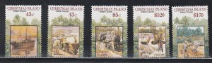 Christmas Island # 298-302, Phosphor Mining, Mint NH, 1/2 Cat.