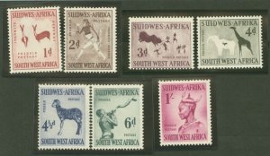 South West Africa #249-255 Mint (NH)