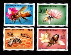 Mali # 550-553 Mint NH Bees!