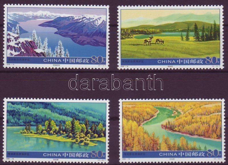 People`s Republic of China stamp Kanasi Nature Reserve set MNH 2006 WS21801