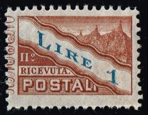 San Marino #Q23 Parcel Post Right Half; Unused (0.25)