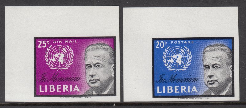 Liberia 401,C137 Imperfs MNH VF
