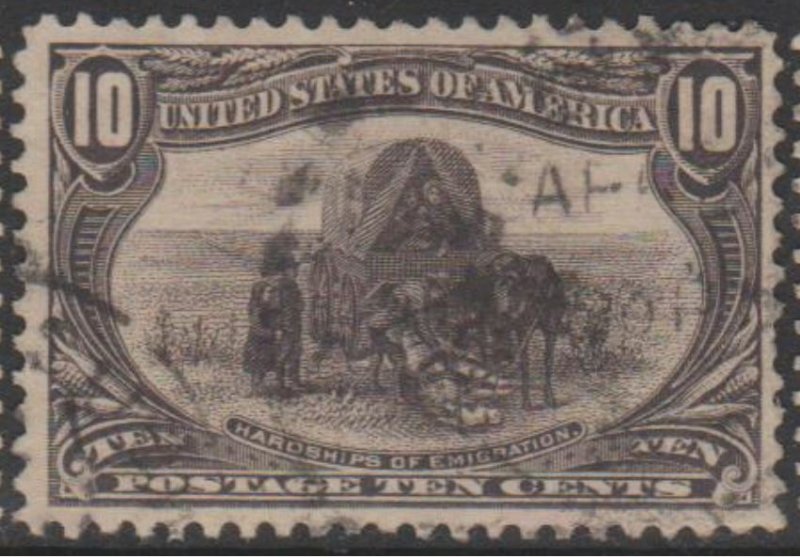 U.S. Scott #290 Emigration - Trans-Mississippi Stamp - Used Single - IND