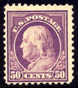 US #517 - 50c Franklin MH