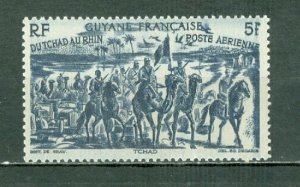 FRENCH GUIANA 1946 RHINE-CHAD #C12 MNH...$1.75