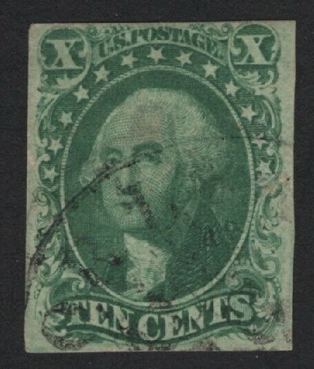 United States USED Scott Number 14  VF  -  BARNEYS