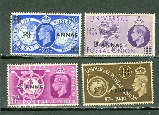 OMAN 1949UPU   #31-34 SET MNH $5.55