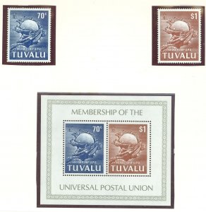 Tuvalu #164-165A  Single (Complete Set)