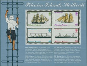 Pitcairn Islands 1975 SG161 Mailboats MS MNH