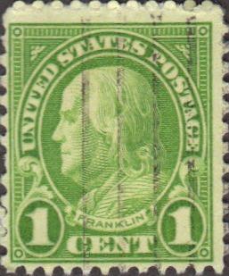 US Used 1 cent Scott# 632 Avg