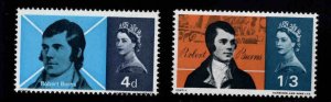 Great Britain Scott 444-445  MH* stamp set