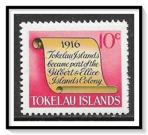Tokelau #17 History Of Tokelau MNH