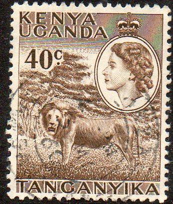 Kenya, Uganda, Tanzania  Scott  109  Used