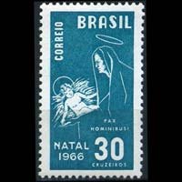 BRAZIL 1966 - Scott# 1030 Christmas 30c NH