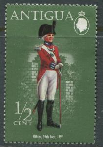 Antigua - Scott 329 - Uniforn Series -1974 - MLH - Single 1/2c Stamp
