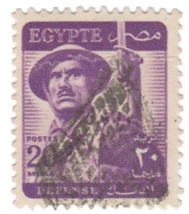 EGYPT 1953 STAMP SCOTT # 330. USED. # 2