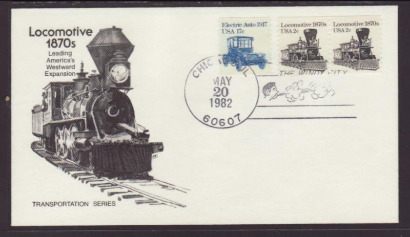 US 1897A Locomotive HMS U/A FDC