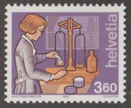 Switzerland Scott #845 Stamp - Mint NH Single