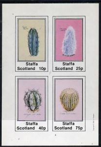 Staffa 1981 Cacti (Torch Thistle, etc) imperf  set of 4 v...